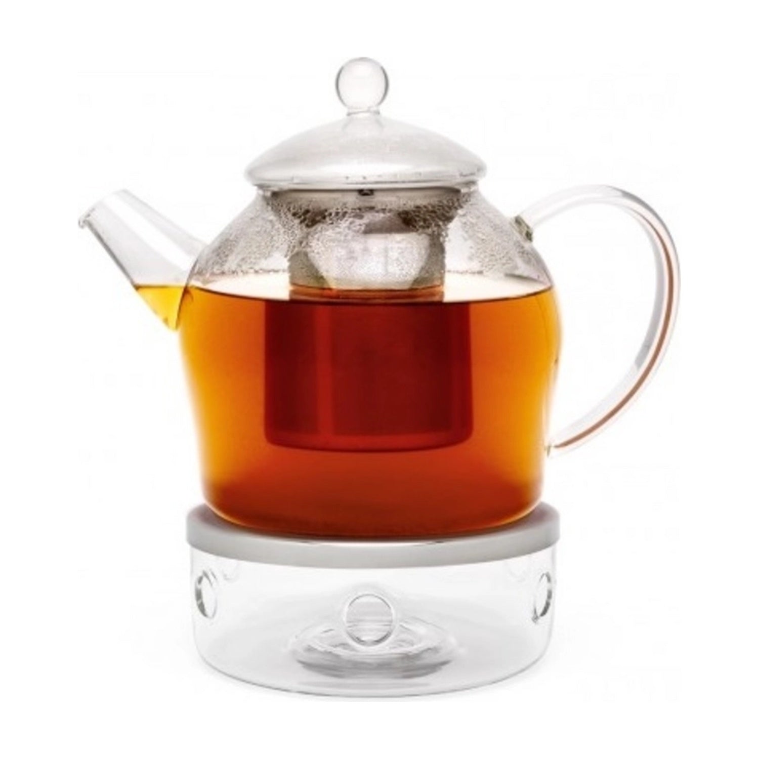 Bredemeijer Minuet Santhee Theepot Glas met Filter - 0,5 liter op witte achtergrond