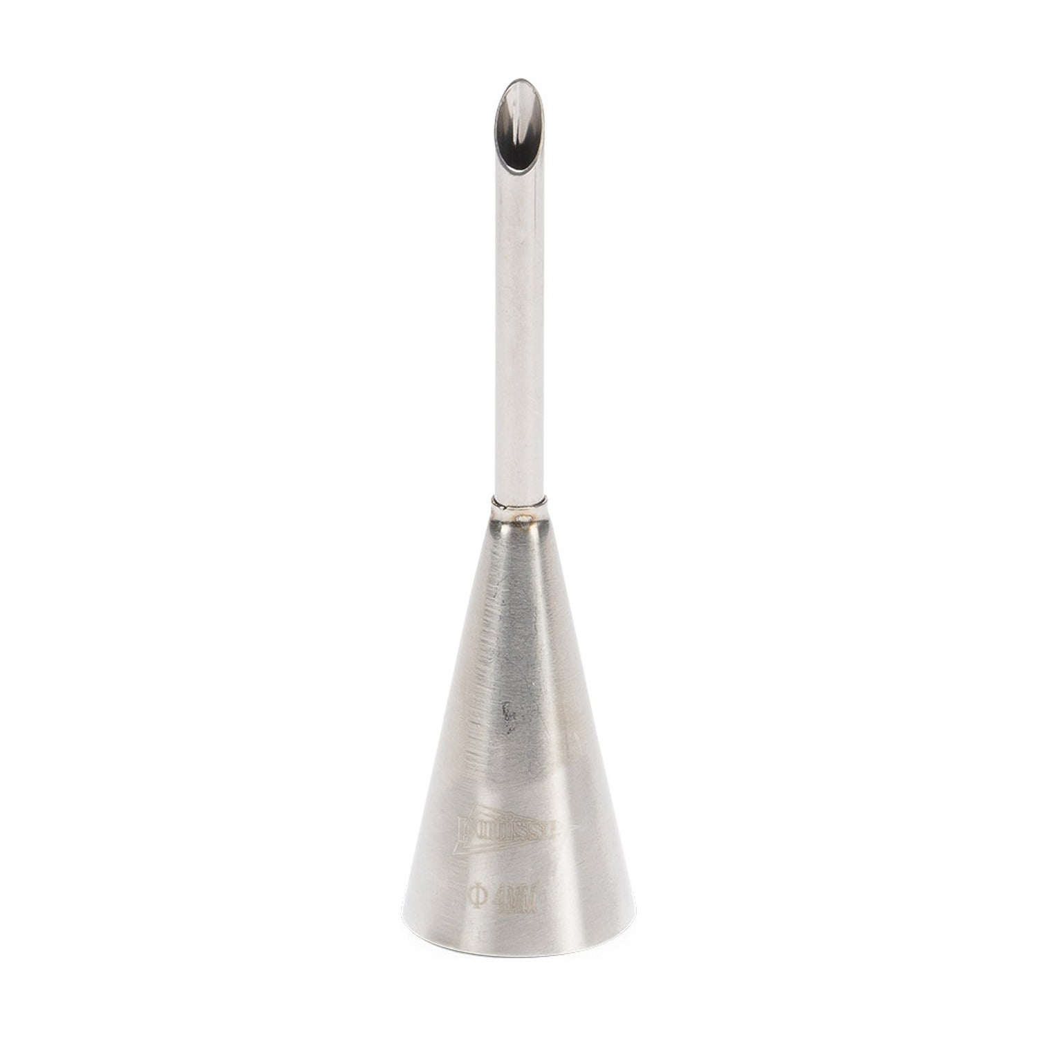 Patisse Vul Spuitmondje RVS - 4 mm op witte achtergrond