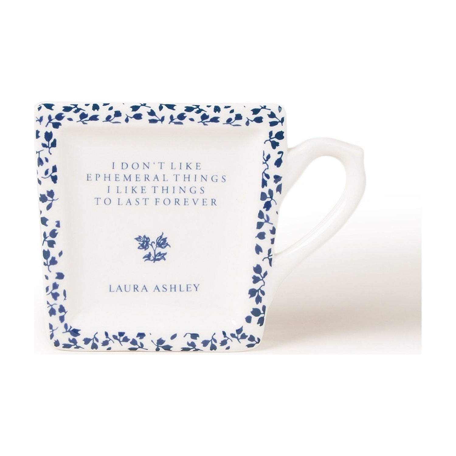 Laura Ashley Theetip Floris op witte achtergrond
