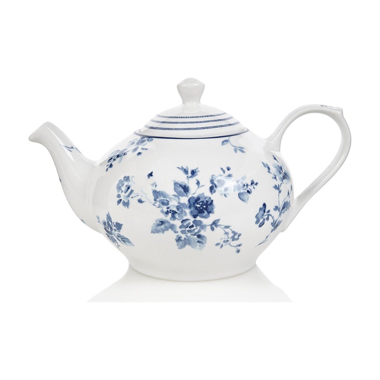 Laura Ashley Theepot China Rose - 1,6 liter op witte achtergrond