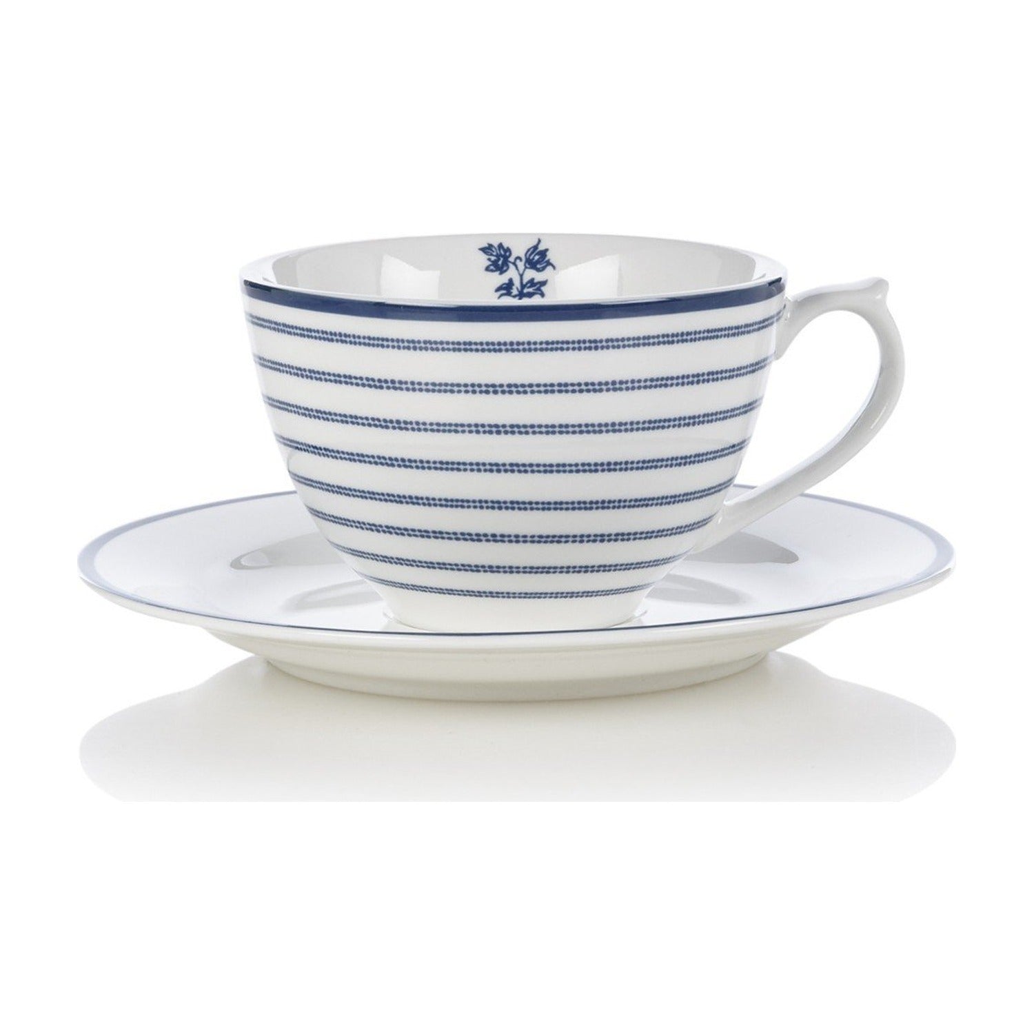 Laura Ashley Kop & Schotel Candy Stripe - 260 ml op witte achtergrond