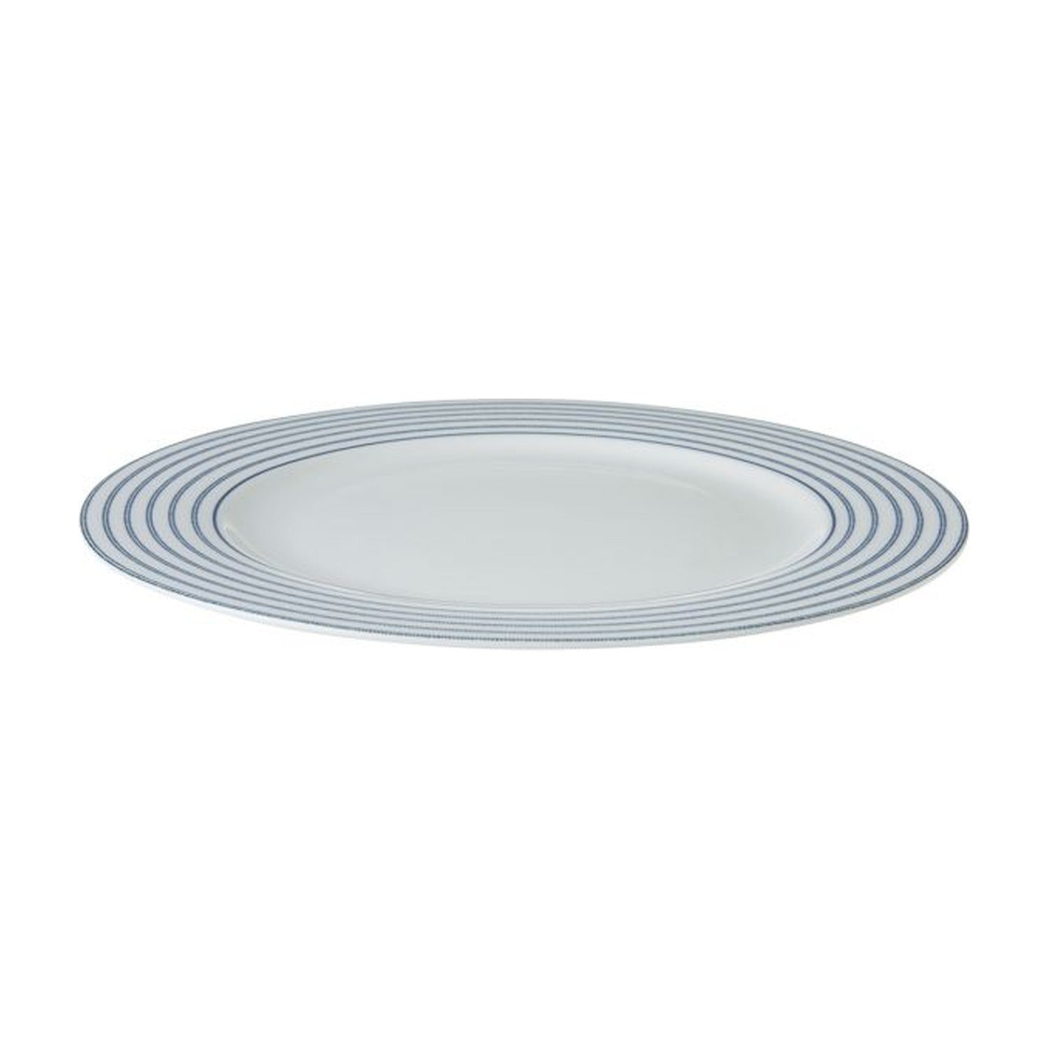 Laura Ashley Ontbijtbord Candy Stripe - 23 cm op witte achtergrond