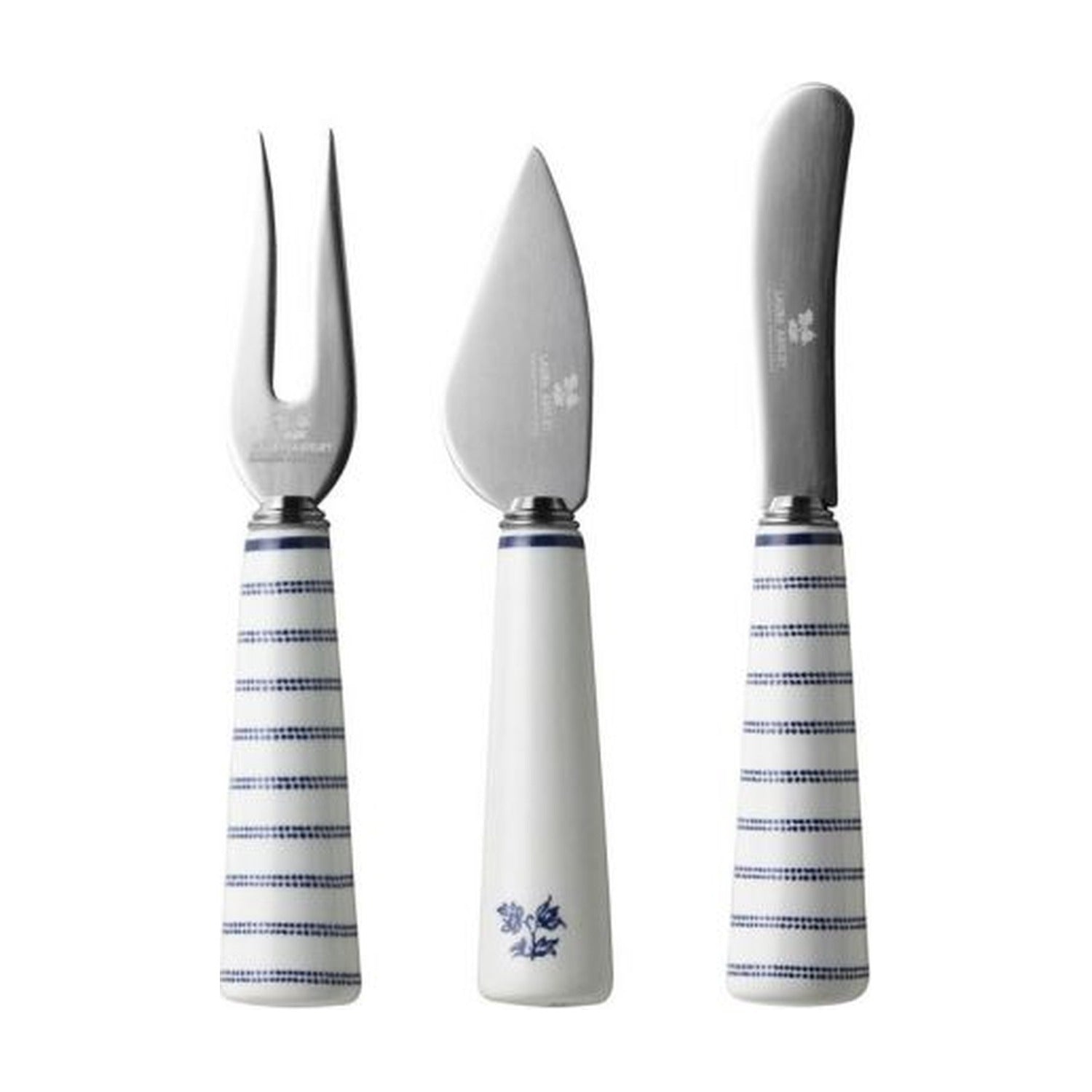 Laura Ashley Kaasmessen Giftset Candy Stripe - 3 stuks op witte achtergrond