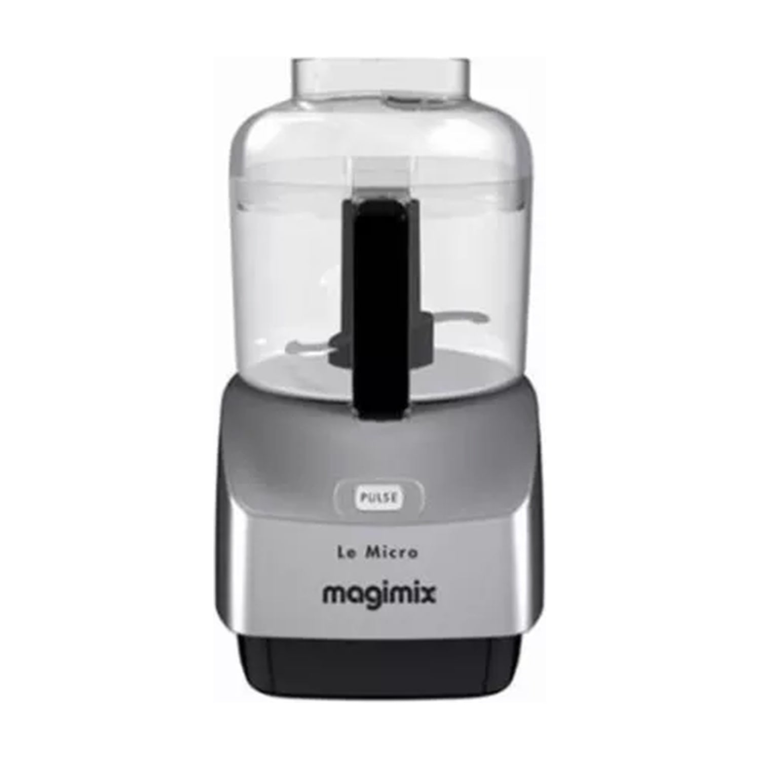 MagiMix Le Micro Hakmolen - Chroom op witte achtergrond