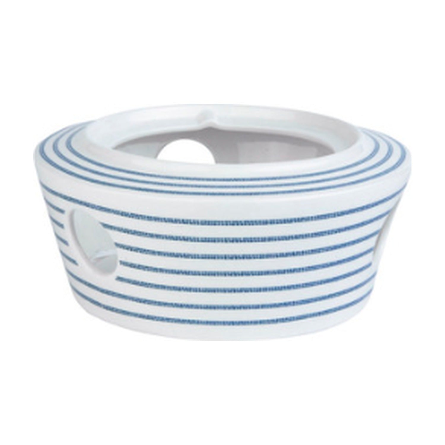 Laura Ashley Theelichthouder Candy Stripe op witte achtergrond