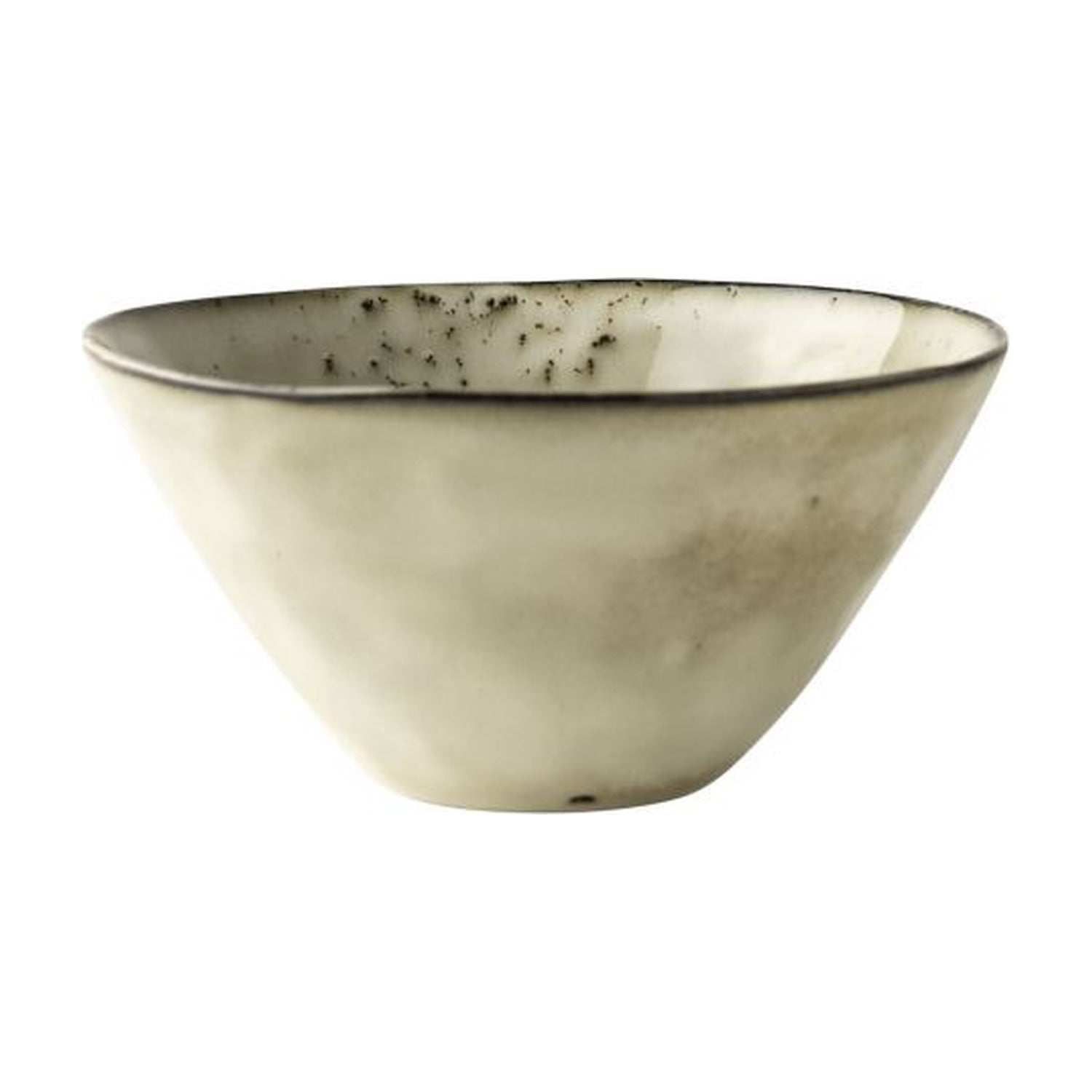 Dutch Rose Organic Kom Crème - 14 cm op witte achtergrond