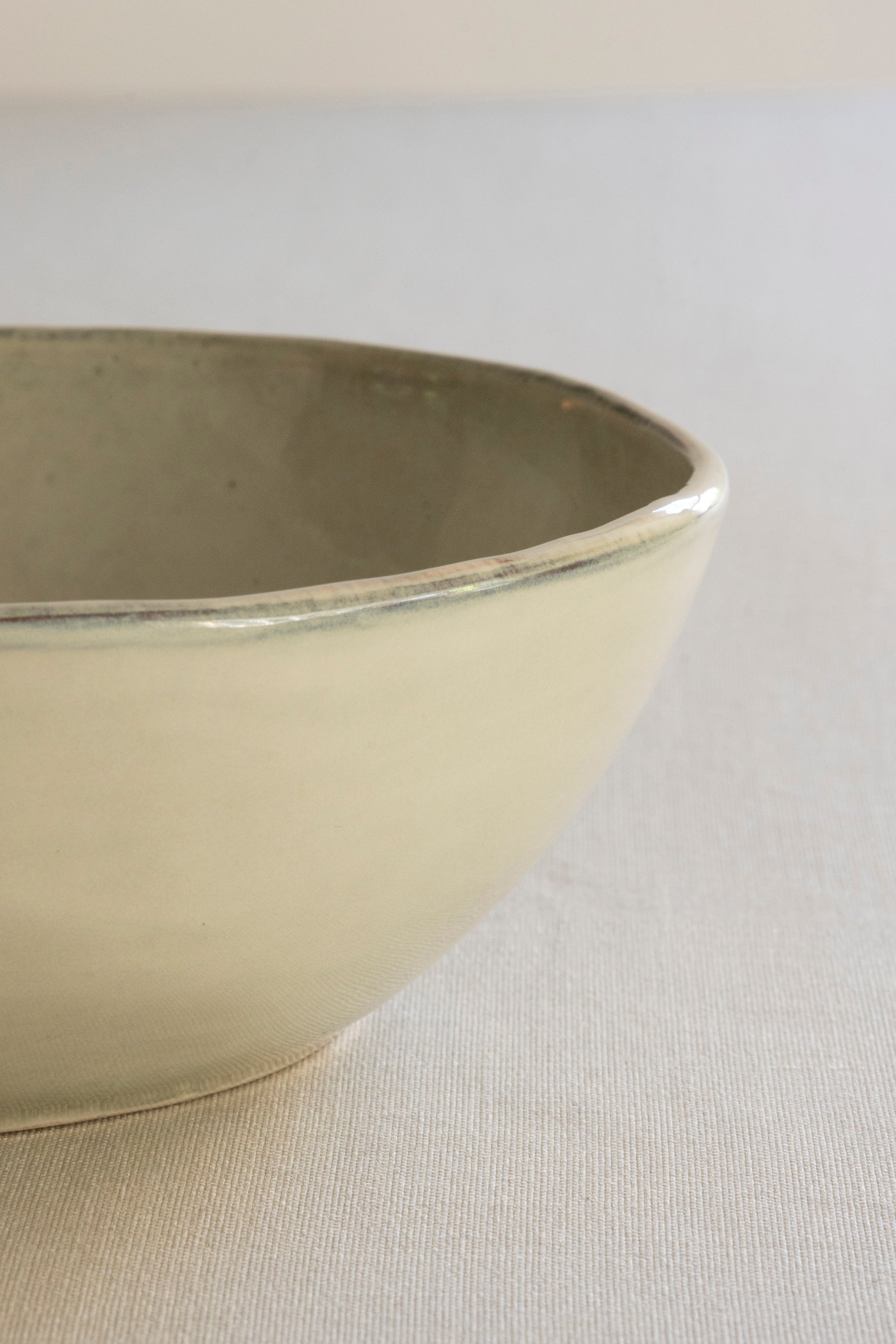 Dutch Rose Organic Schaal Crème - 23 cm