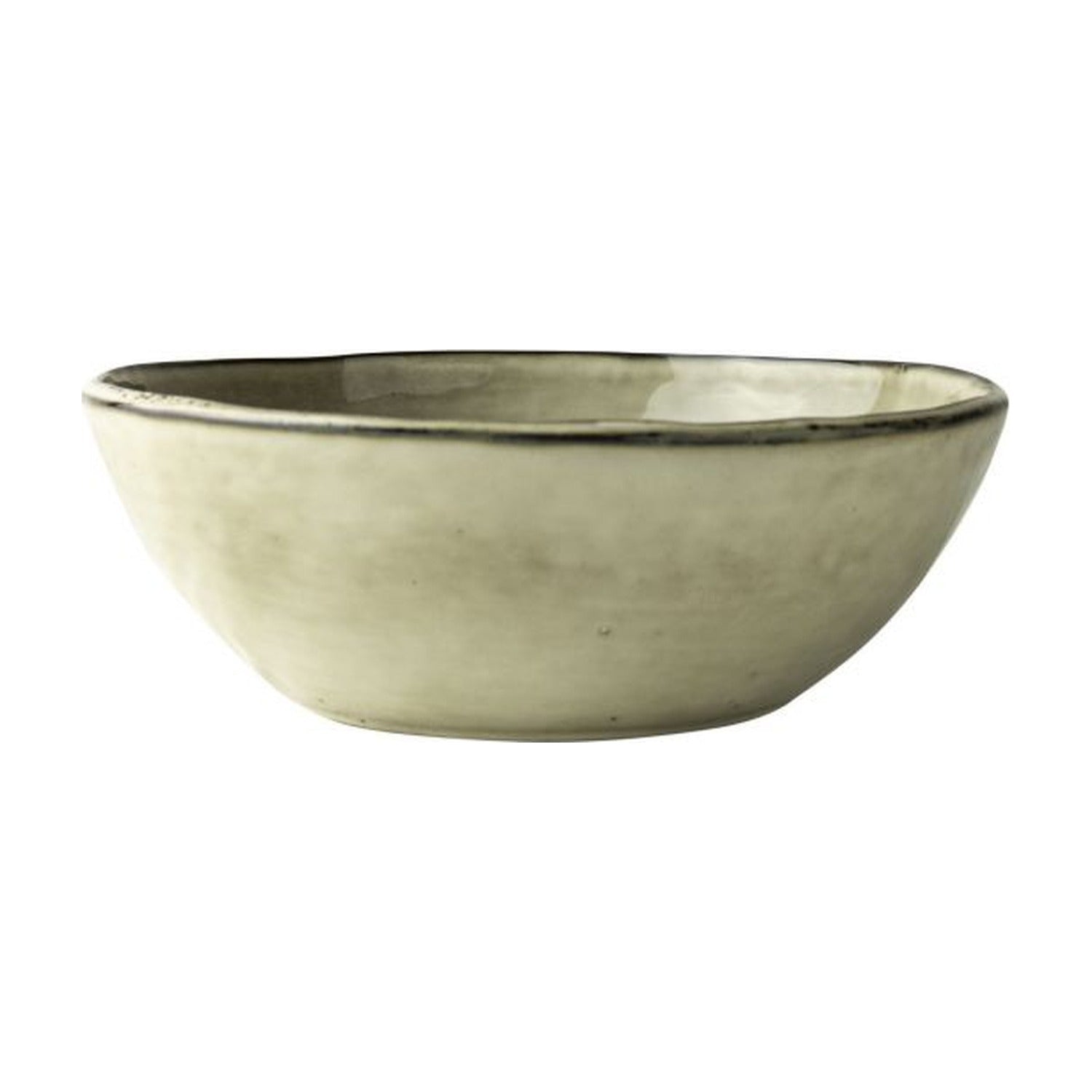 Dutch Rose Organic Schaal Crème - 33 cm op witte achtergrond