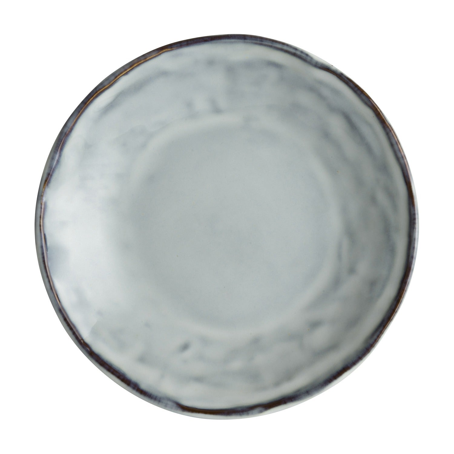 Dutch Rose Organic Gebaksbord Blauw - 17 cm op witte achtergrond