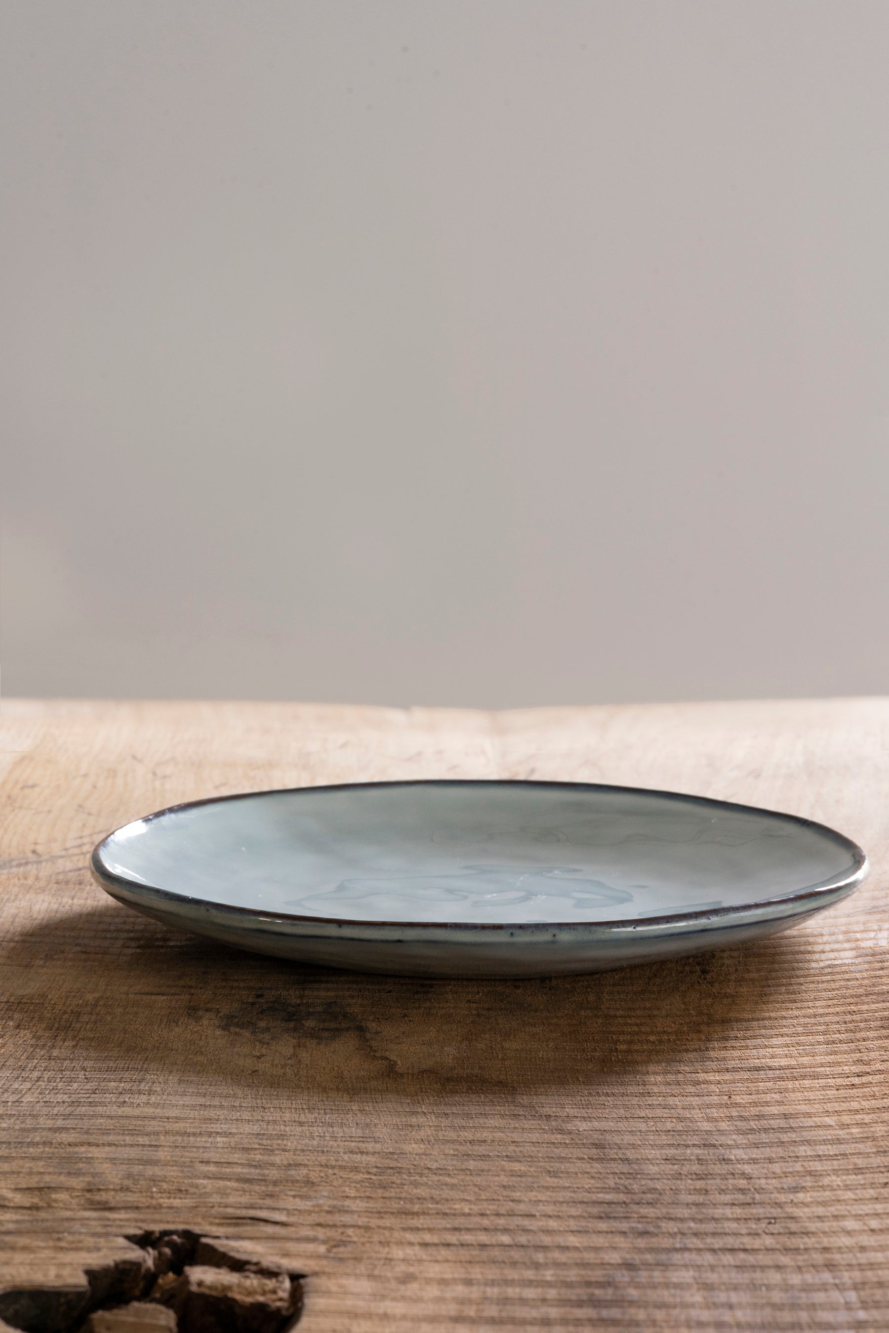 Dutch Rose Organic Dinerbord Blauw - 26,5 cm