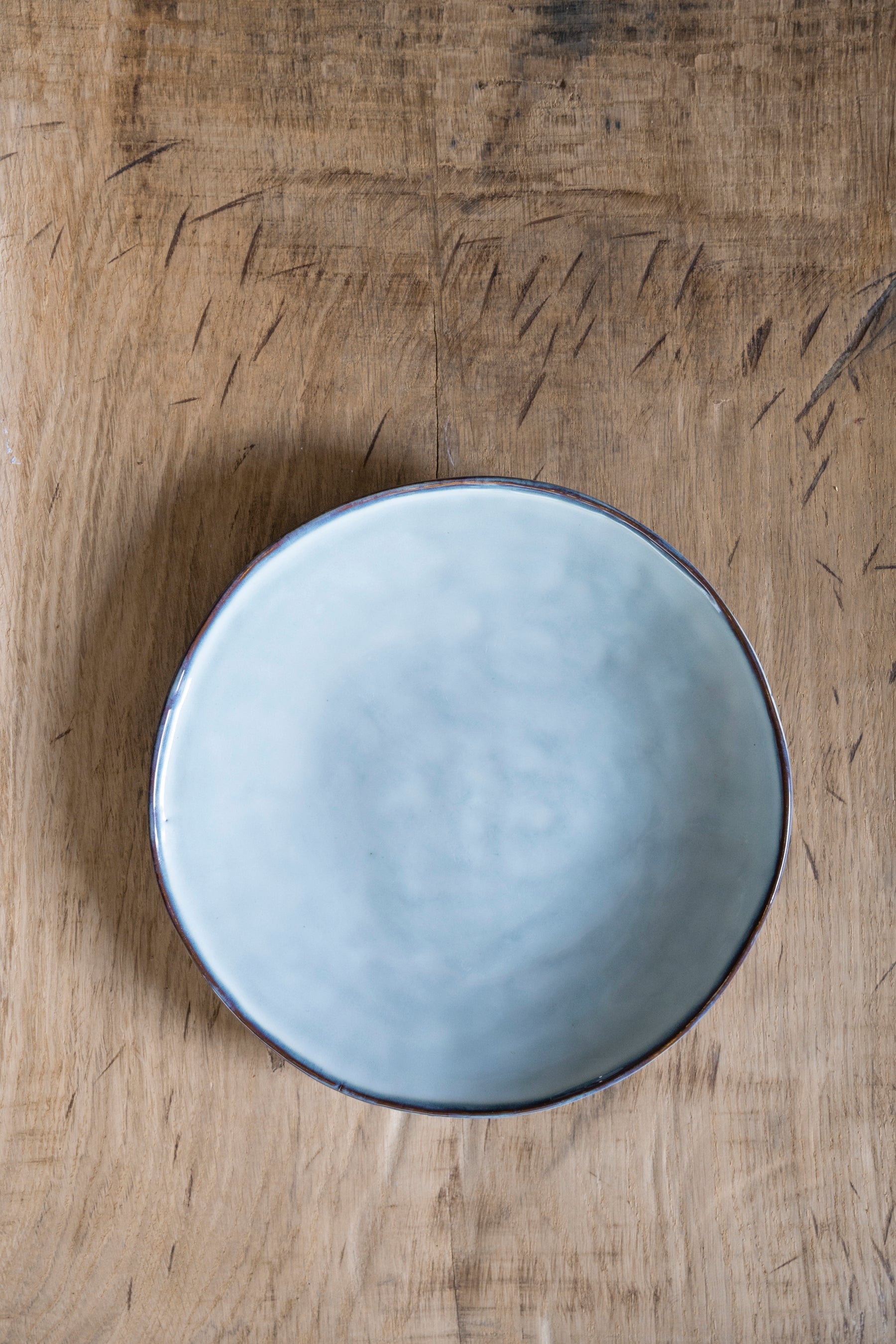 Dutch Rose Organic Dinerbord Blauw - 26,5 cm