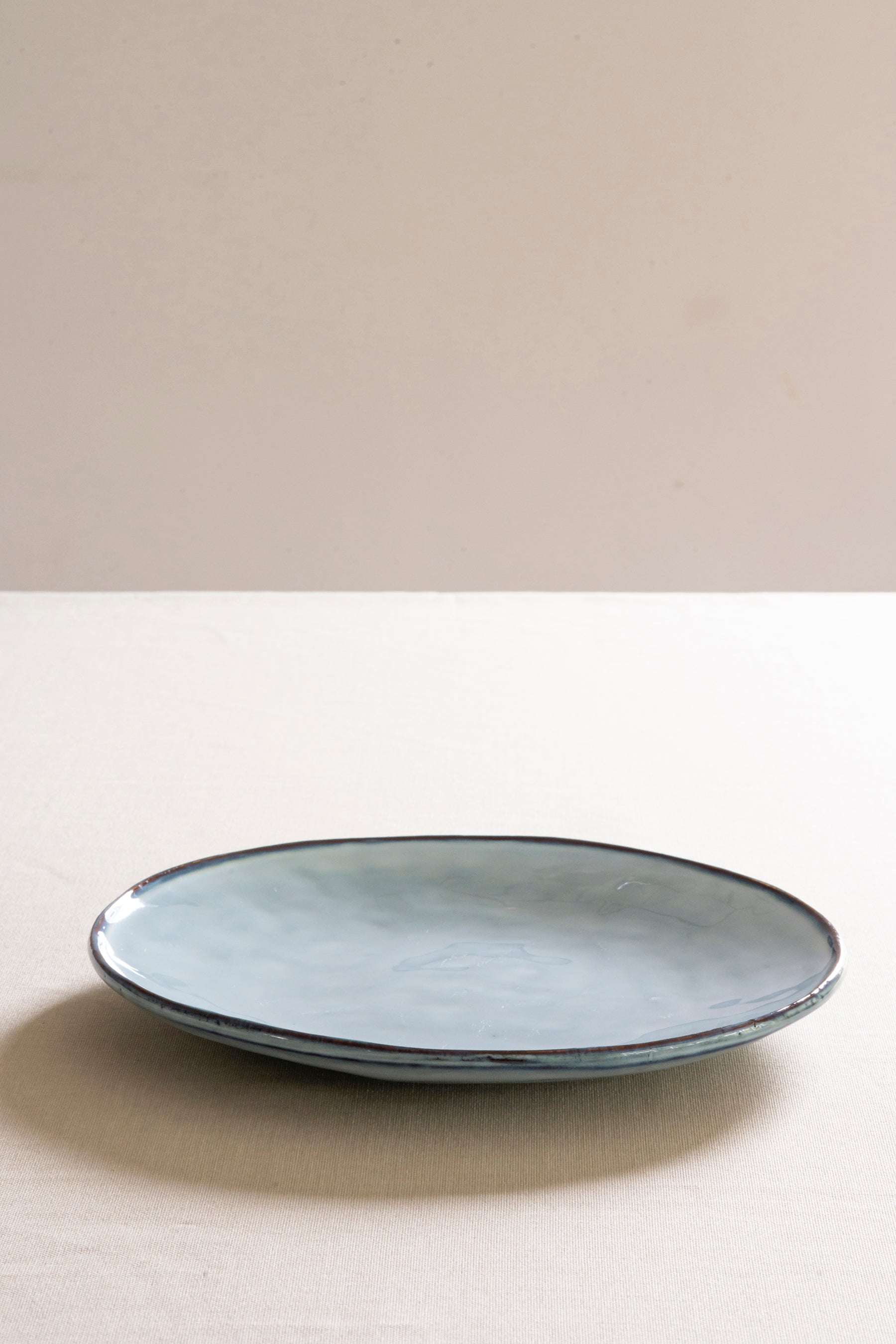 Dutch Rose Organic Dinerbord Blauw - 26,5 cm