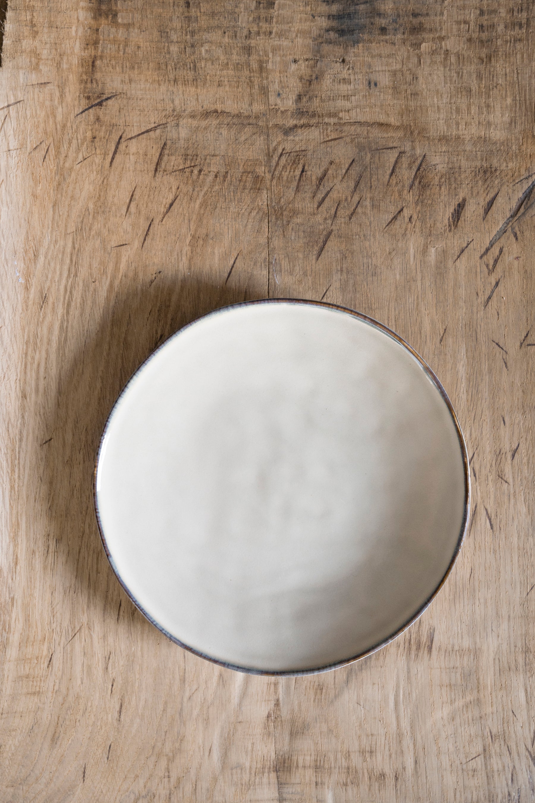 Dutch Rose Organic Dinerbord Crème - 26,5 cm