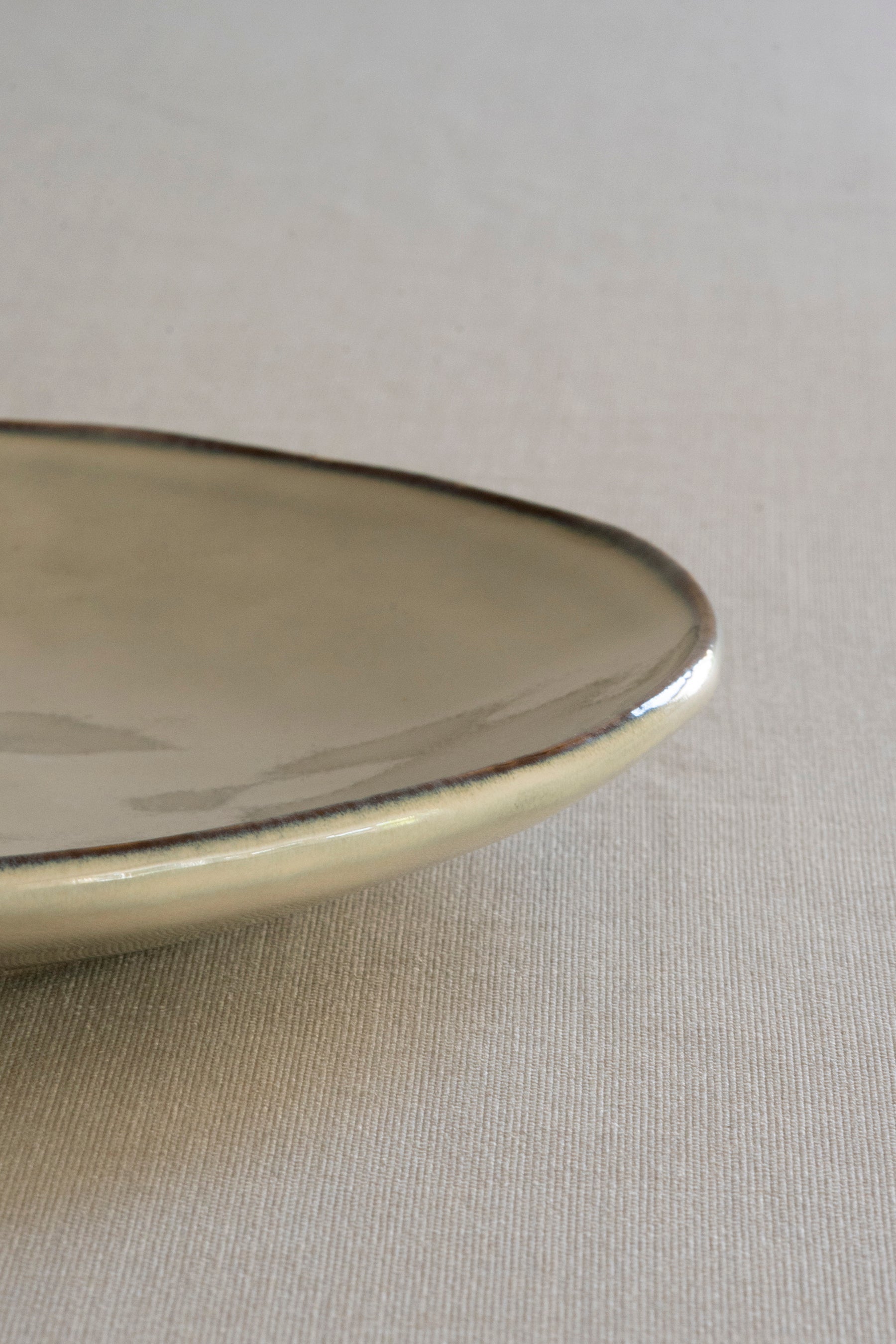 Dutch Rose Organic Dinerbord Crème - 26,5 cm