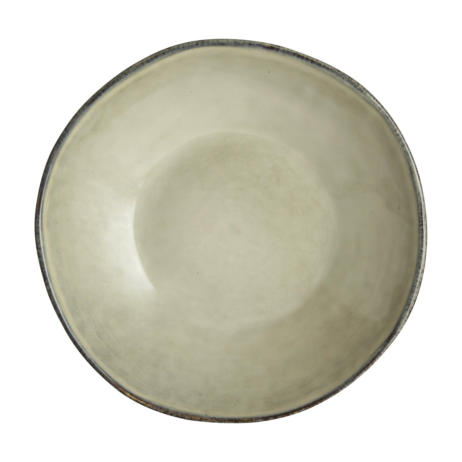 Dutch Rose Organic Diep Bord Crème - 23,5 cm
