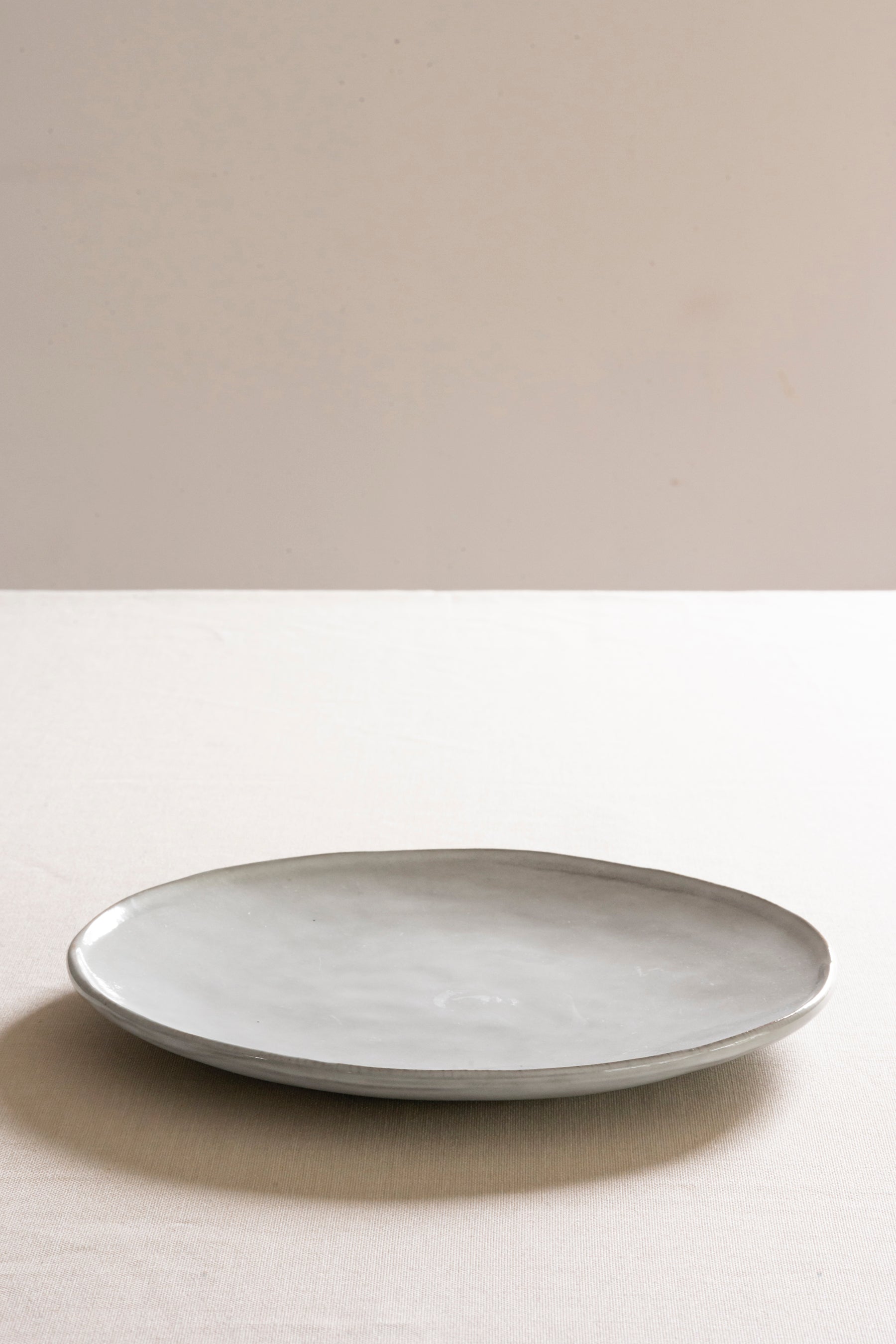 Dutch Rose Organic Dinerbord Grijs - 26,5 cm