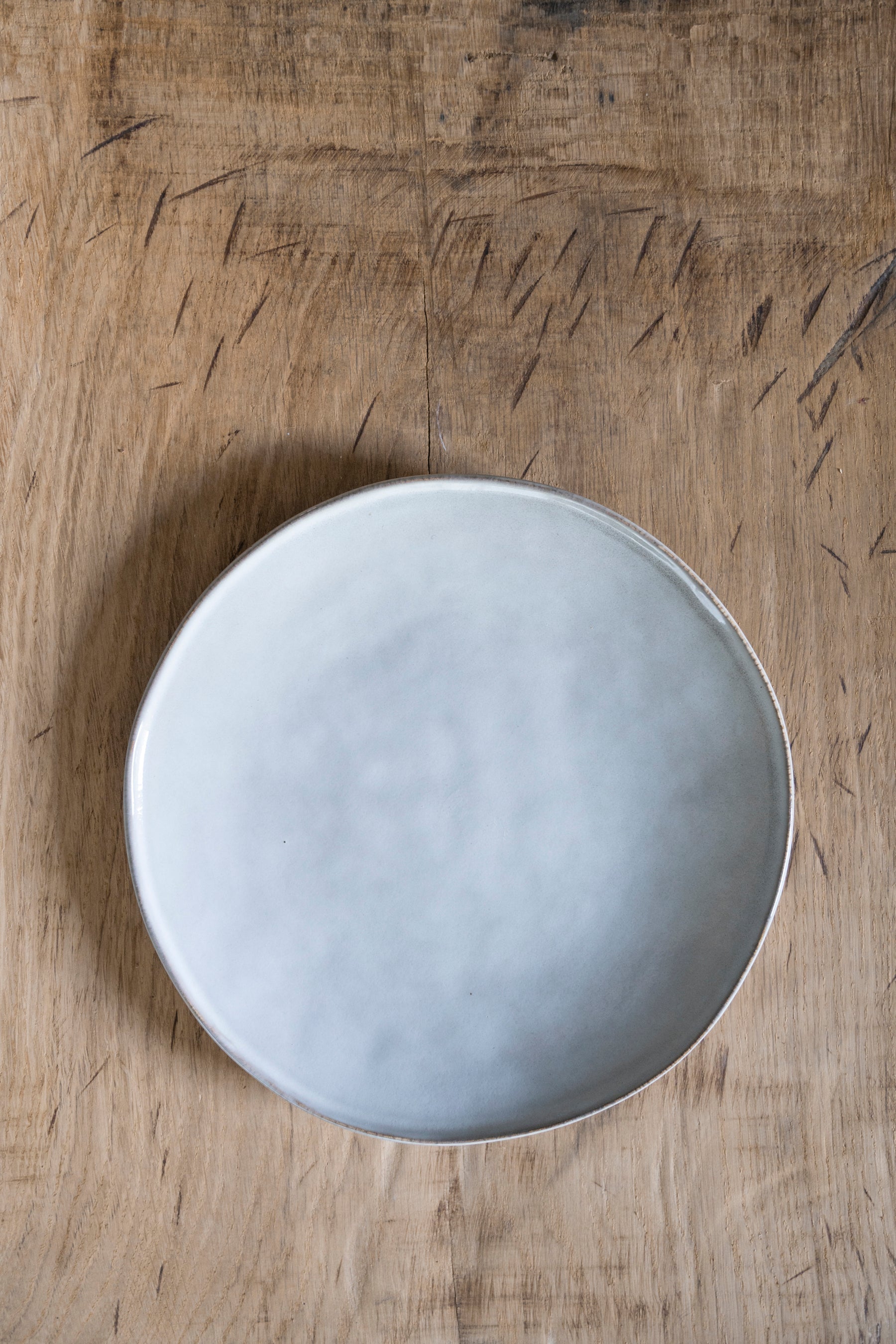 Dutch Rose Organic Dinerbord Grijs - 26,5 cm