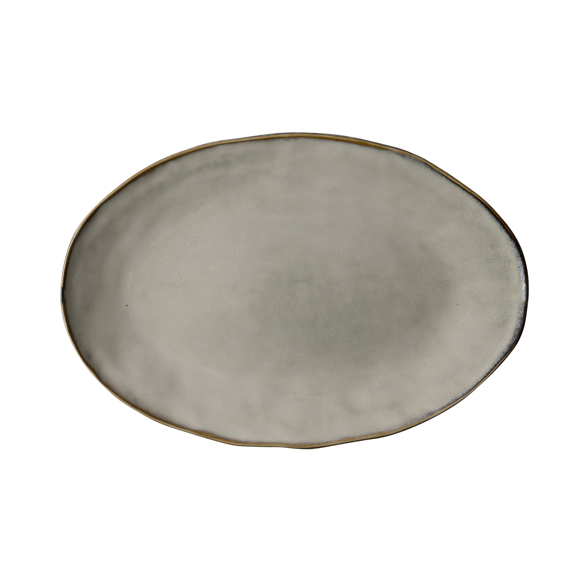 Dutch Rose Organic Serveerschaal Ovaal Crème - 34 x 23 cm