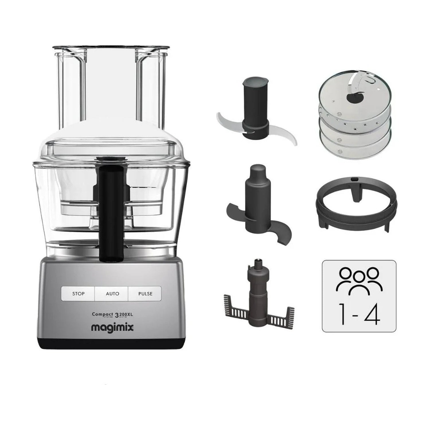 MagiMix 3200 XL - Mat Chroom, detailfoto