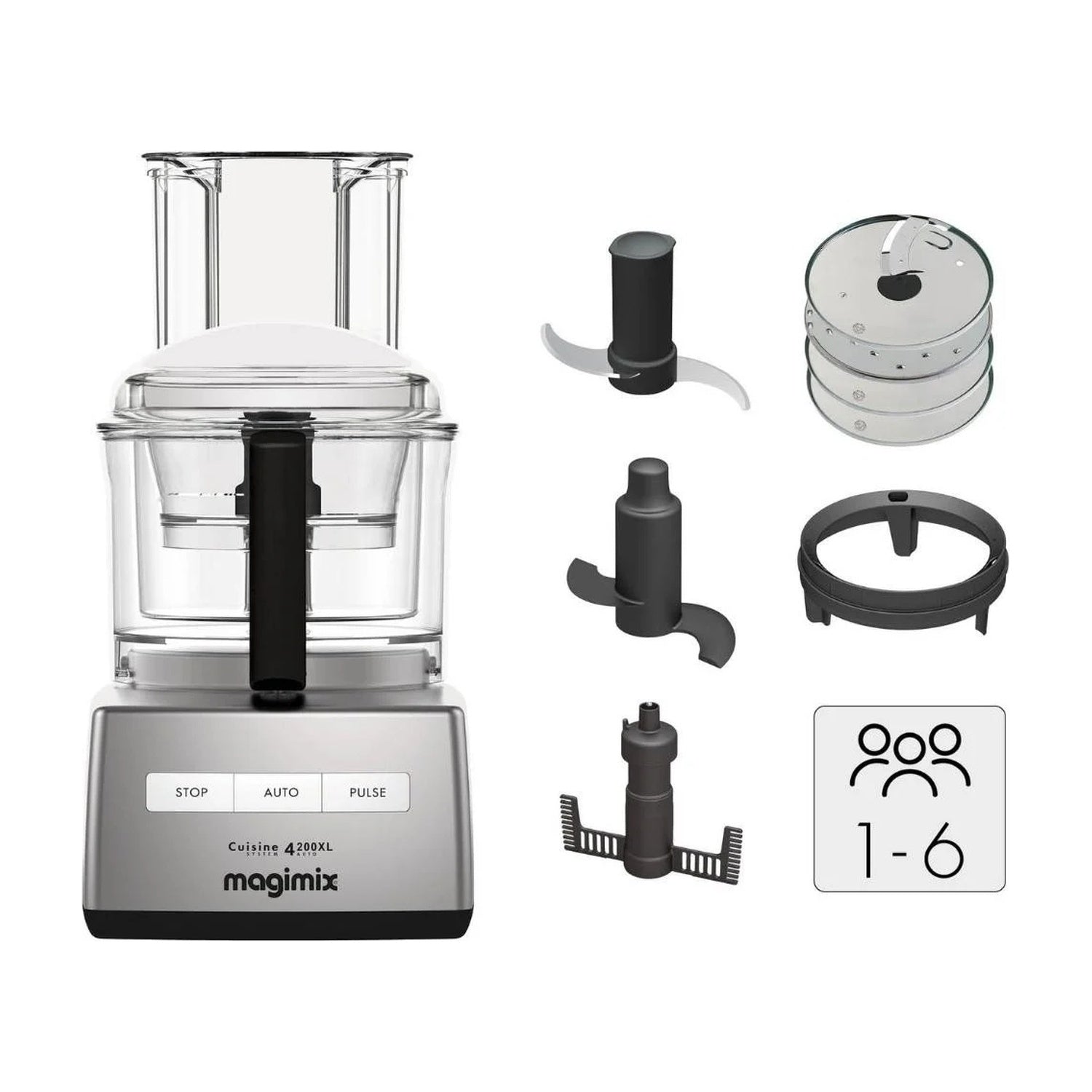 MagiMix 4200 XL - Mat Chroom, productfoto 4