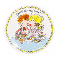 Blond Amsterdam Even Bijkletsen Bord Love - 18 cm
