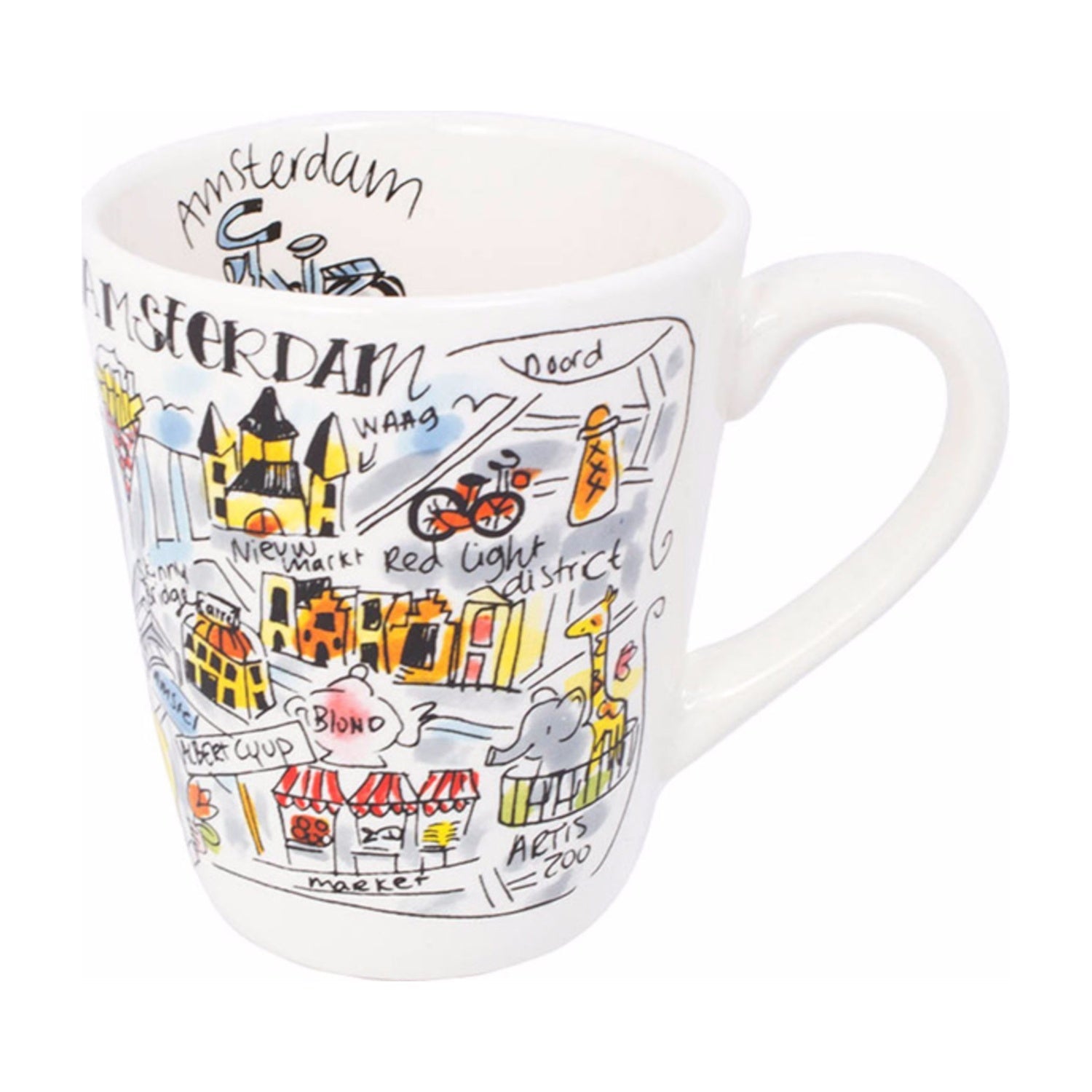 Blond Amsterdam Beker City Amsterdam - 350 ml op witte achtergrond