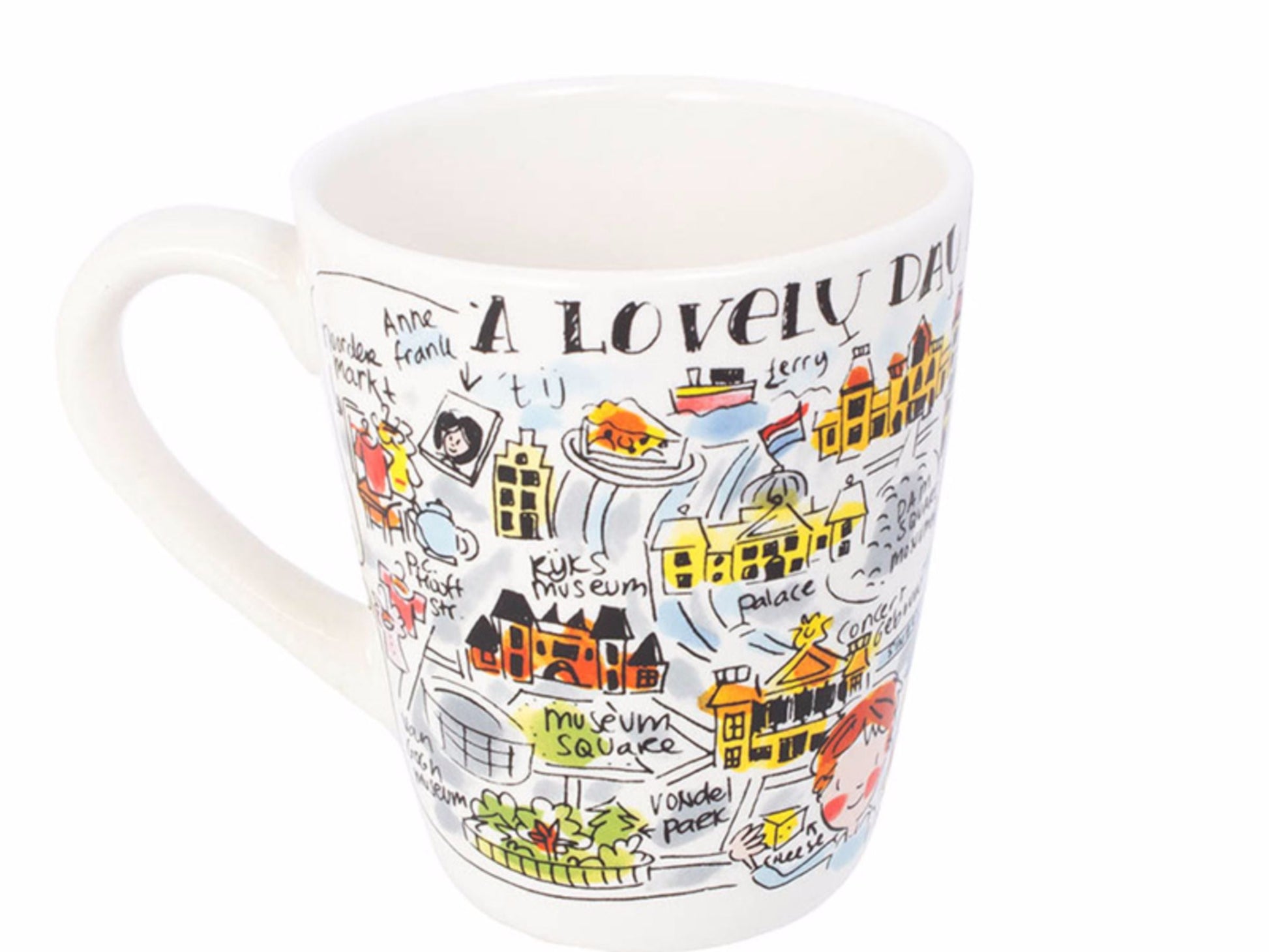 Blond Amsterdam Beker City Amsterdam - 350 ml, zijaanzicht