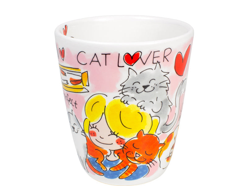 Blond Amsterdam Dieren Beker Cat Lover - 350 ml, andere hoek
