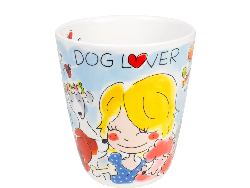 Blond Amsterdam Dieren Beker Dog Lover - 350 ml, andere hoek