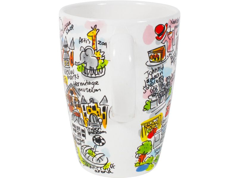 Blond Amsterdam XL Mok City Amsterdam - 500 ml, achteraanzicht
