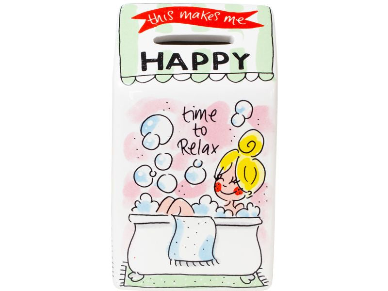 Blond Amsterdam Happy Spaarhuisje, zijaanzicht