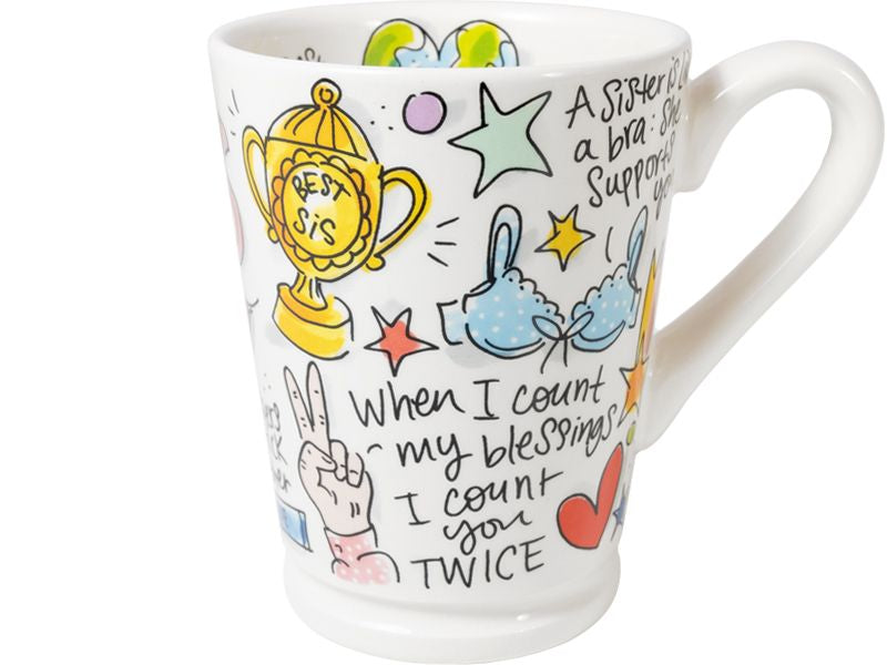 Blond Amsterdam Mazagran Mok Sister - 500 ml op witte achtergrond