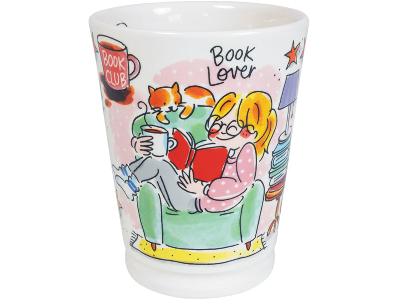 Blond Amsterdam Mazagran Mok Book Lover - 500 ml op witte achtergrond