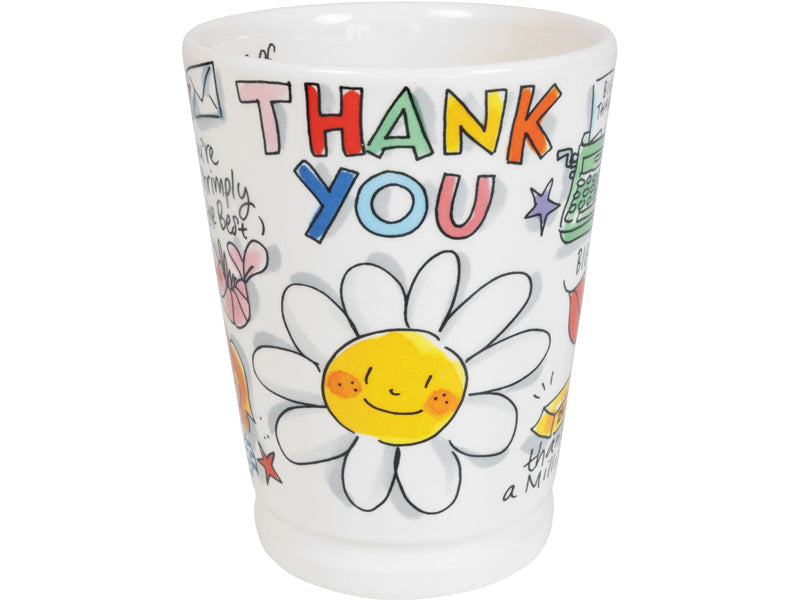 Blond Amsterdam Mazagran Mok Thank you - 500 ml op witte achtergrond