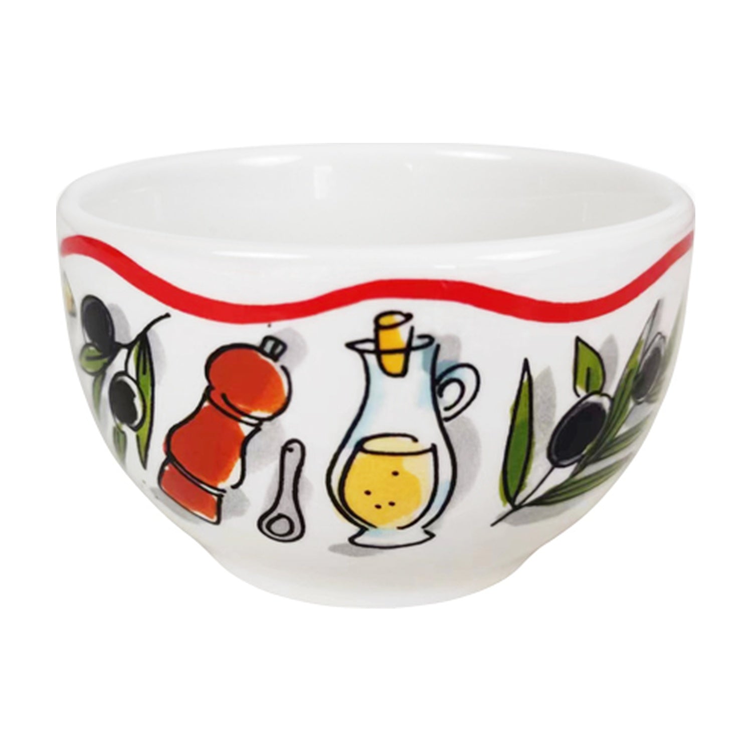 Blond Amsterdam Pasta Kom Italia - 8 cm op witte achtergrond