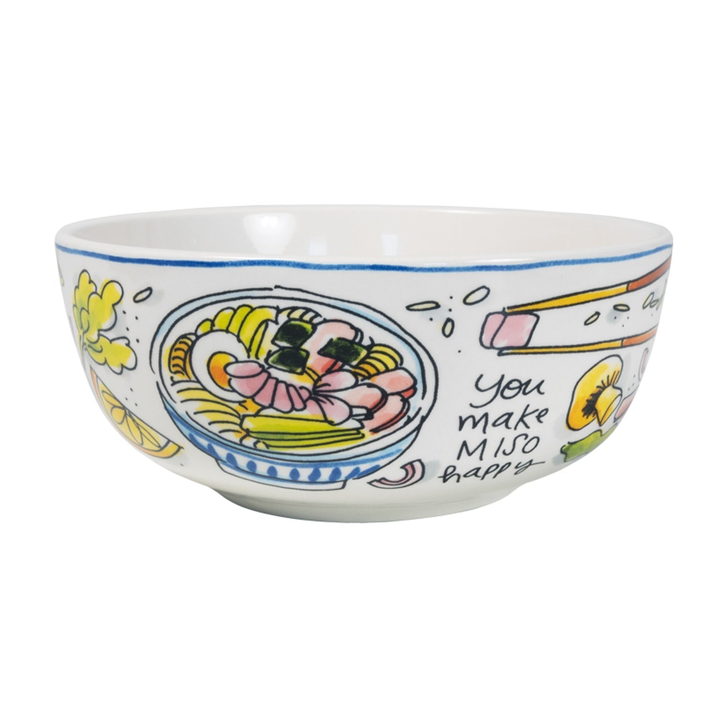Blond Amsterdam Sushi Poke Bowl Have a Rice Day - 15 cm op witte achtergrond