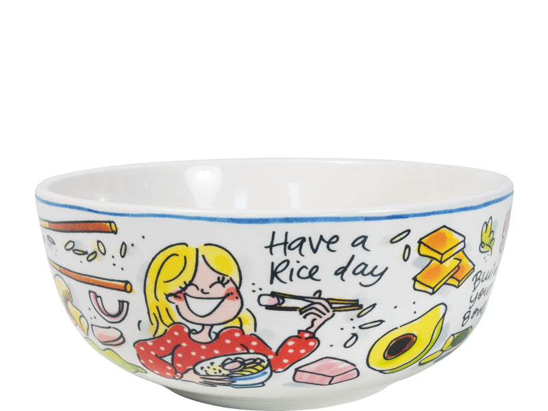 Blond Amsterdam Sushi Poke Bowl Have a Rice Day - 15 cm, andere hoek