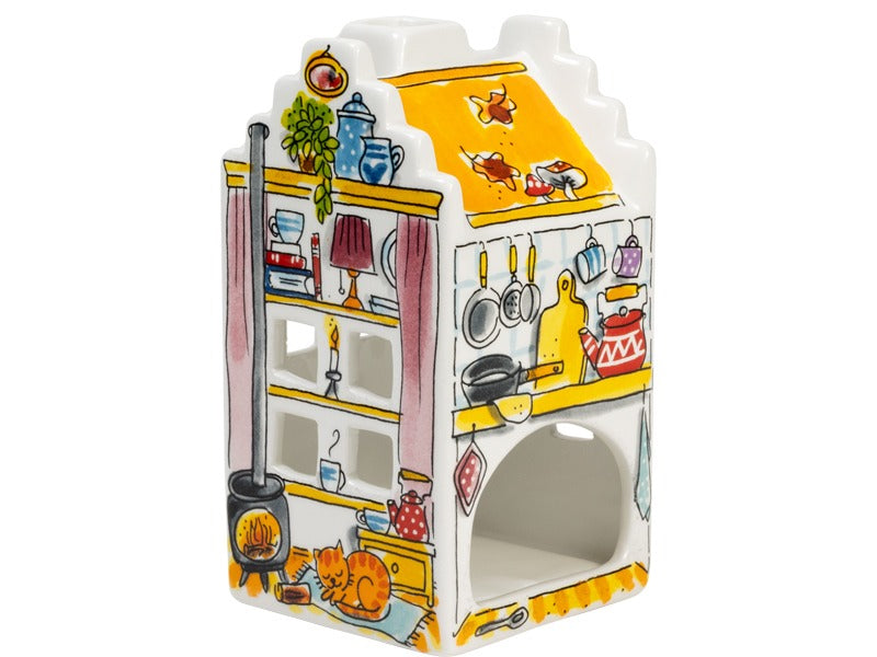 Blond Amsterdam Cozy Days Gevelhuisje op witte achtergrond