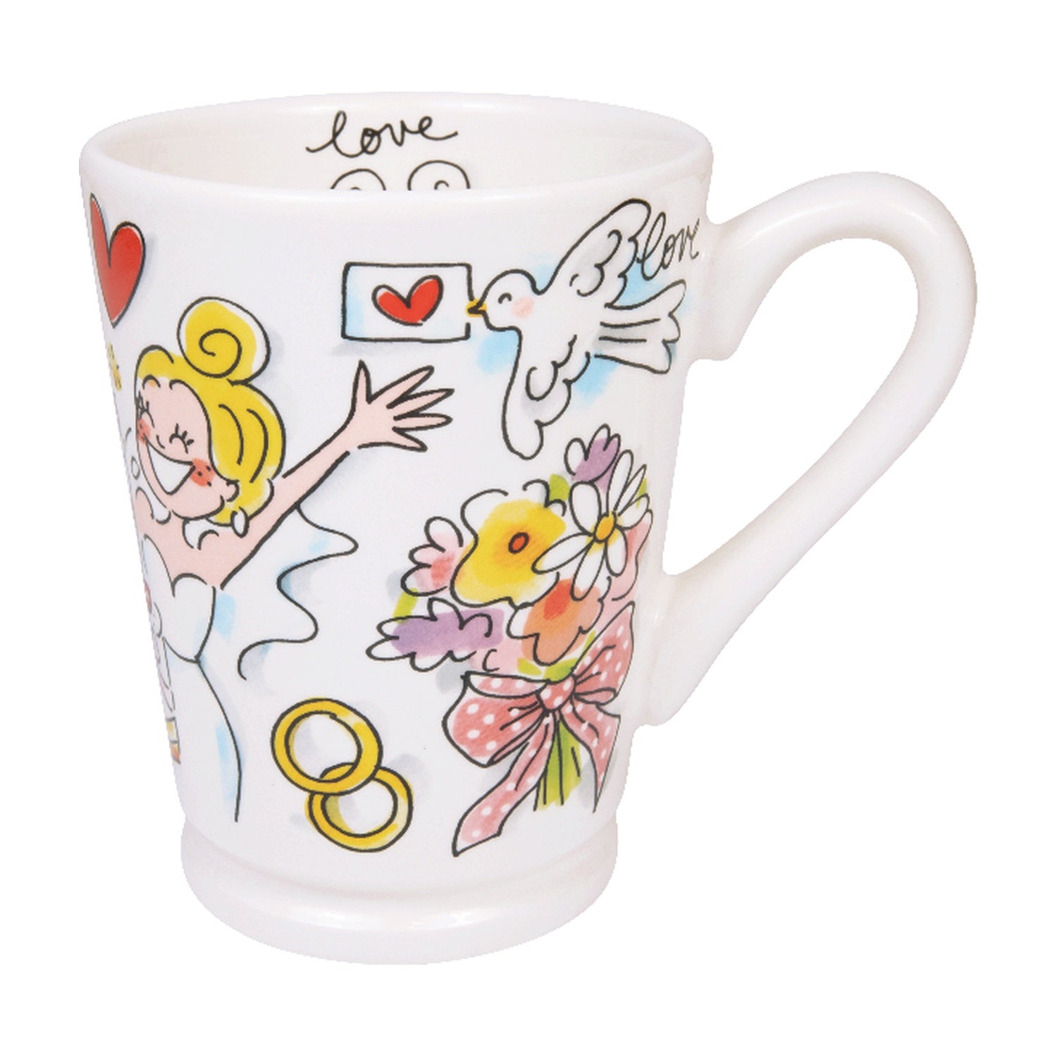 Blond Amsterdam Mazagran Mok Wedding I Do - 500 ml op witte achtergrond