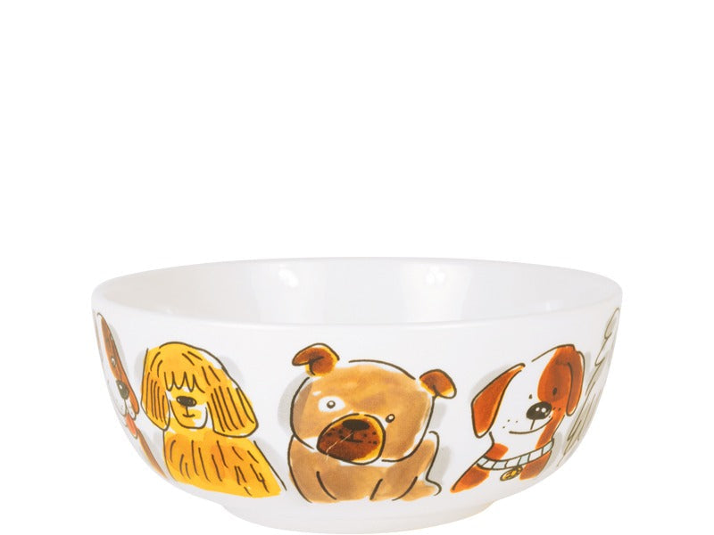 Blond Amsterdam Dieren Kom Dogs Mix - 15 cm op witte achtergrond