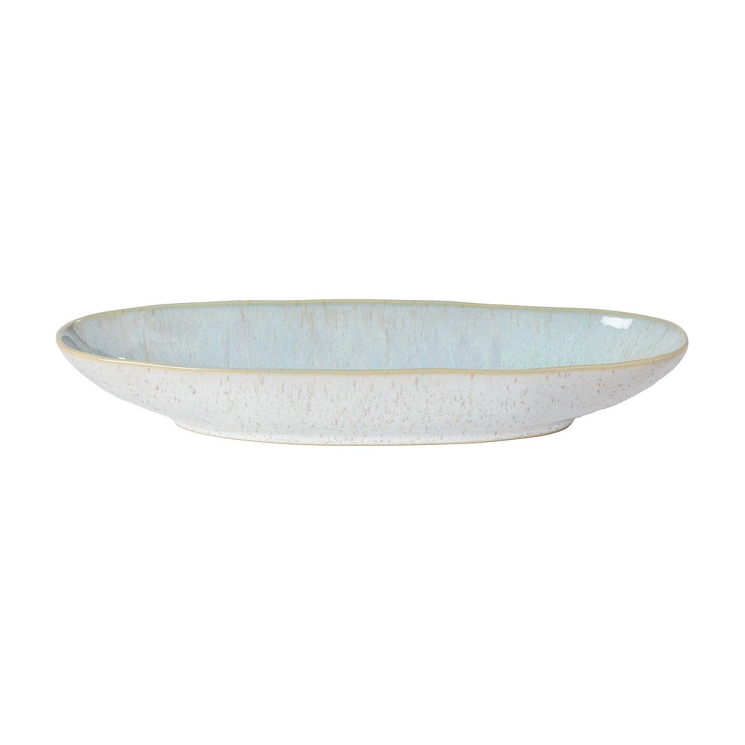 Costa Nova Eivissa Ovale Schaal Laag Sea Blue - 33 cm op witte achtergrond
