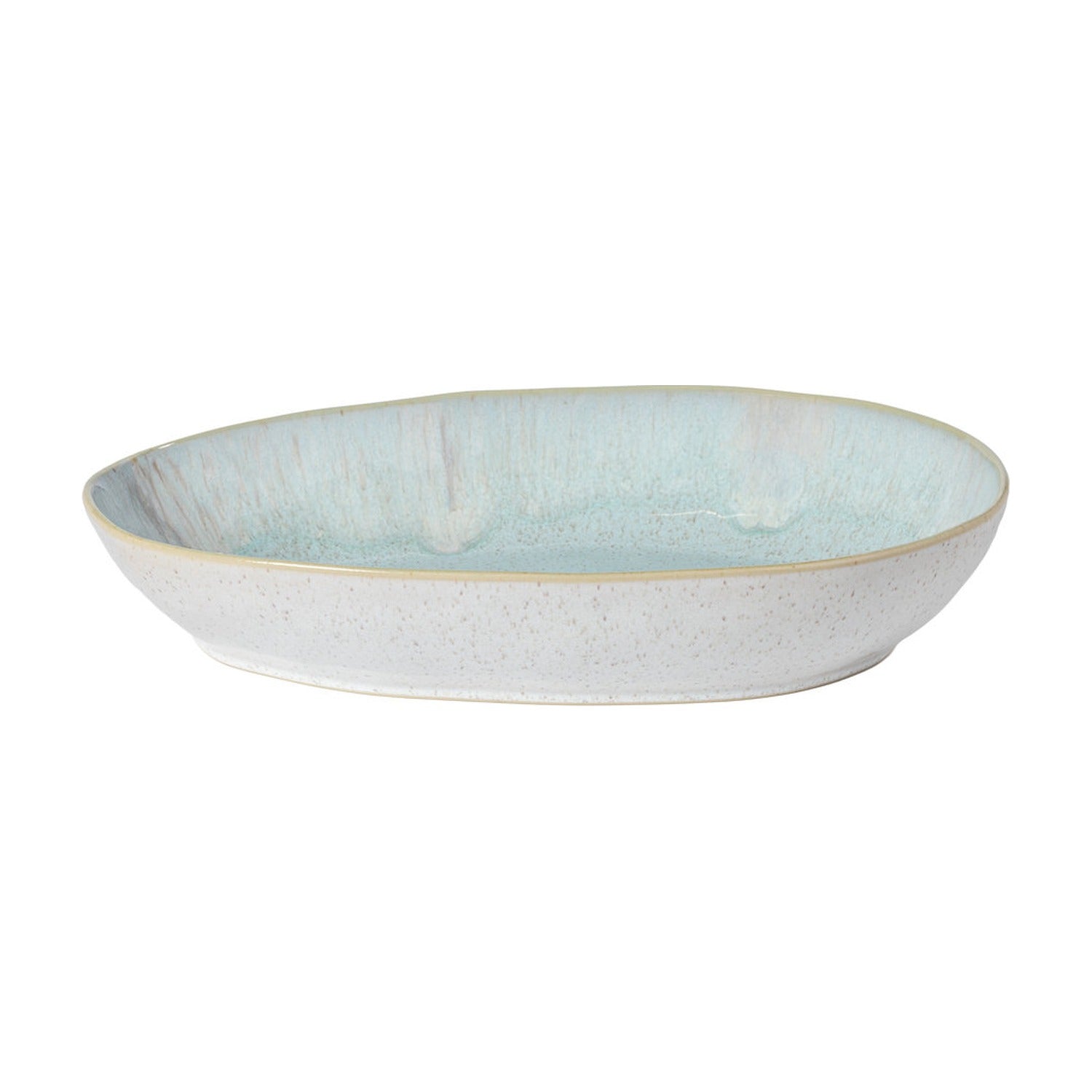 Costa Nova Eivissa Ovale Schaal Diep Sea Blue - 36 cm op witte achtergrond
