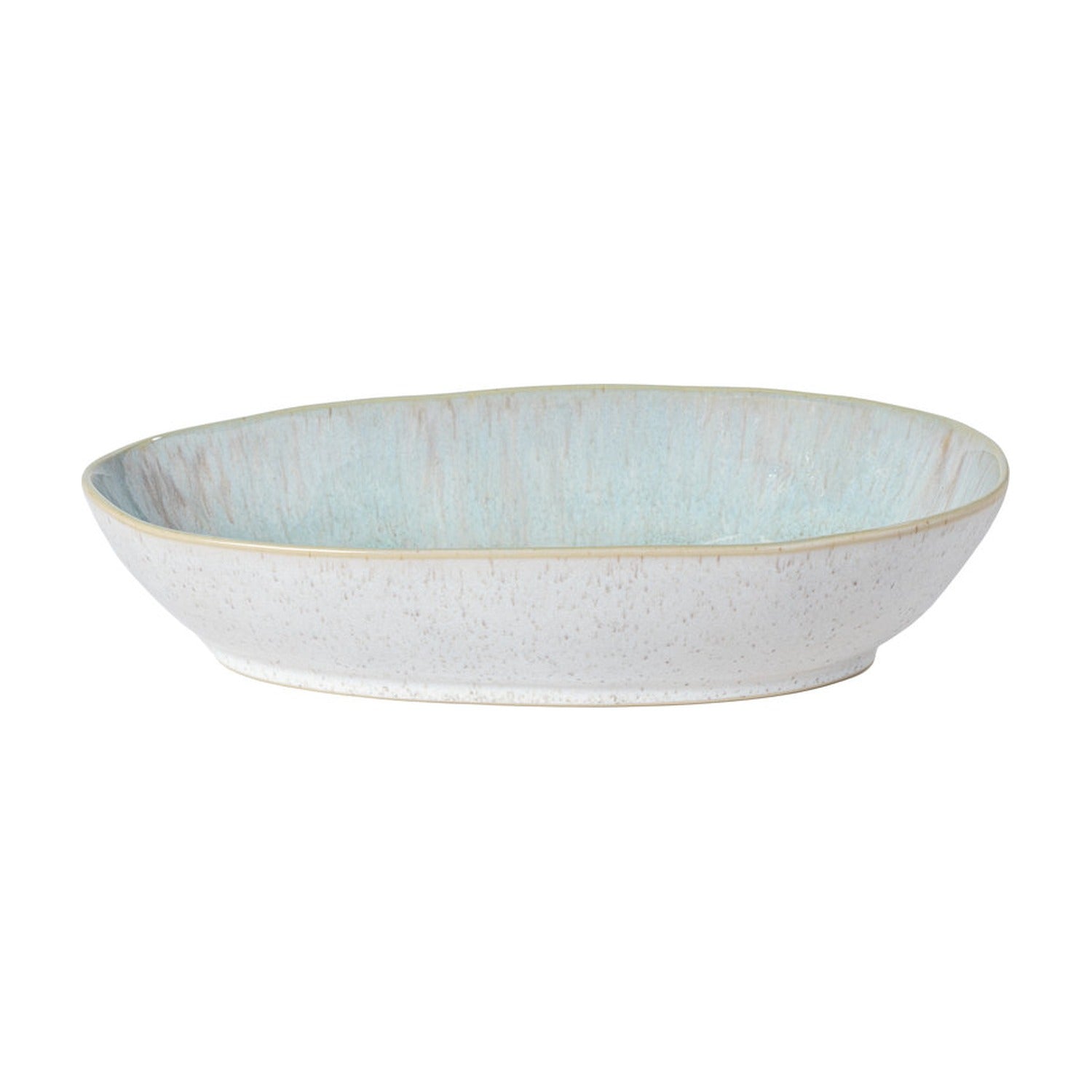 Costa Nova Eivissa Ovale Schaal Diep Sea Blue - 32 cm op witte achtergrond