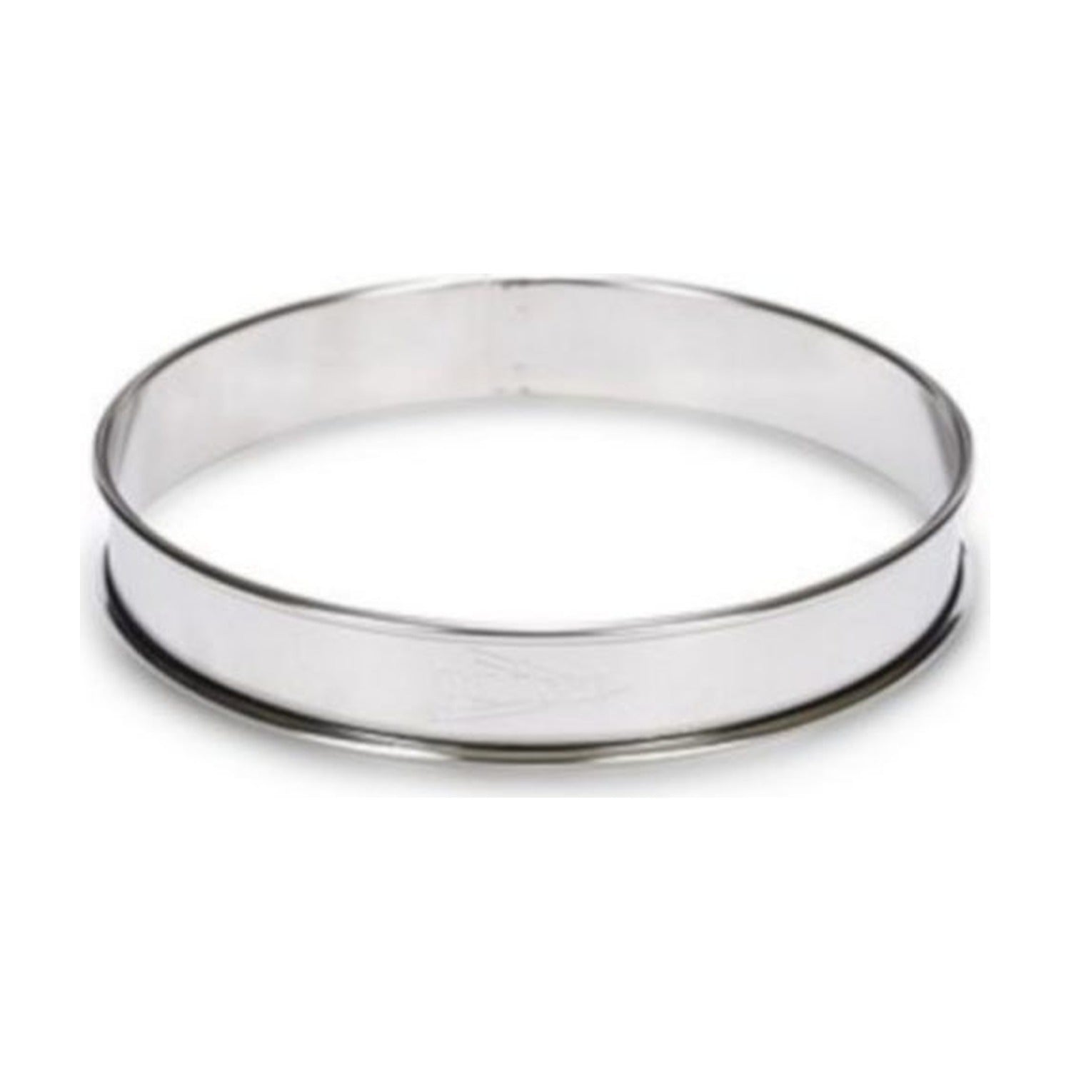 Patisse Flan Ring RVS - 14 cm op witte achtergrond
