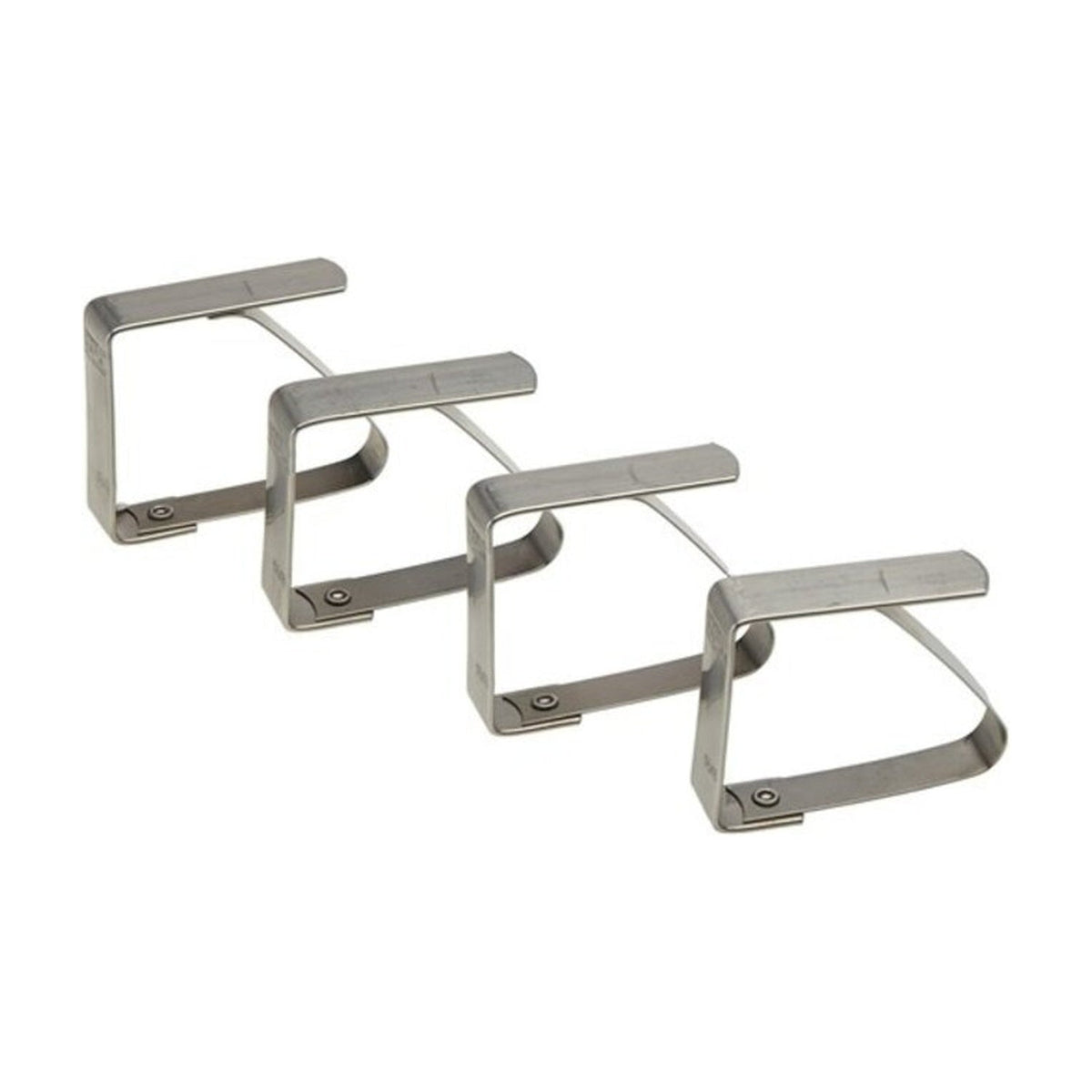 GEFU Tafelkleedklemmen Fermo - 4 stuks op witte achtergrond