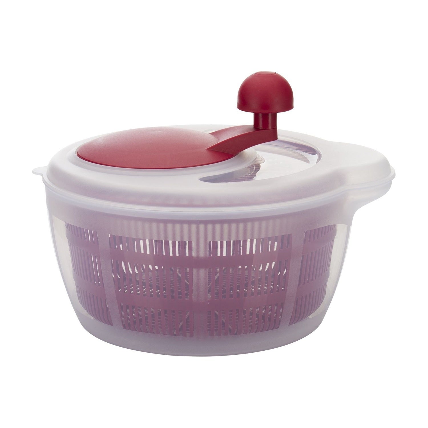 Westmark Saladespinner - Rood op witte achtergrond