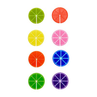 Balvi Glasmarkers Fruit Party Siliconen - 8 stuks