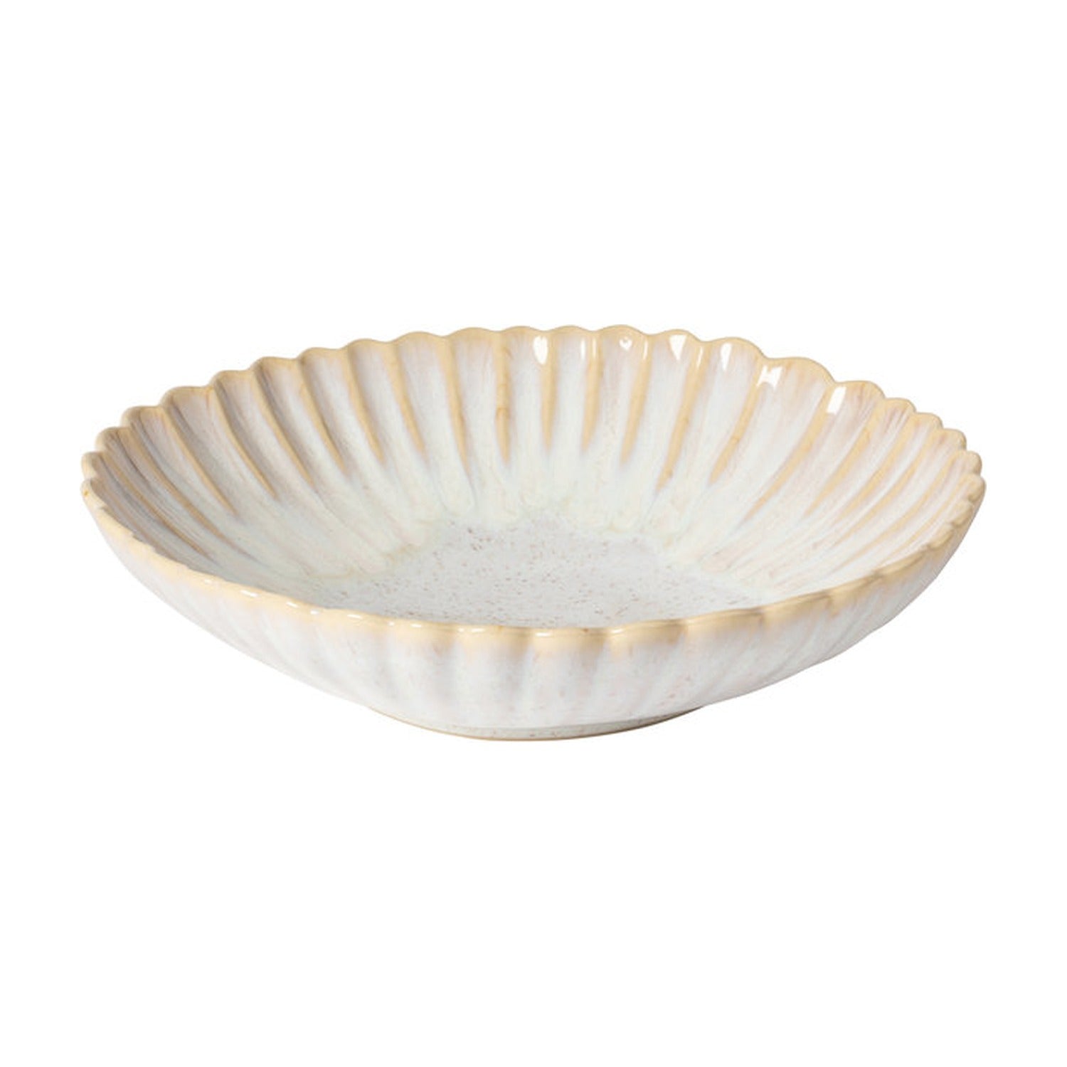 Costa Nova Mallorca Diep Bord Sand Beige - 24 cm op witte achtergrond