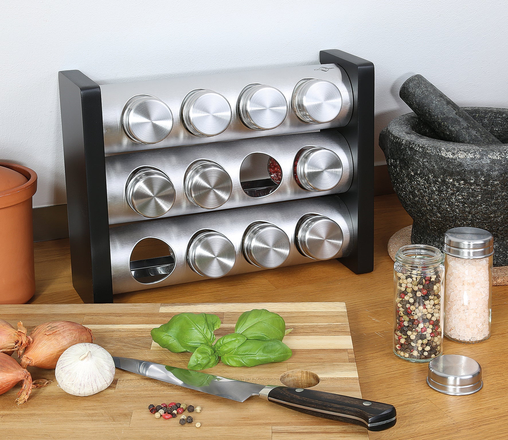 Küchenprofi Kruidenrek 12-delig - Zwart, productfoto 4