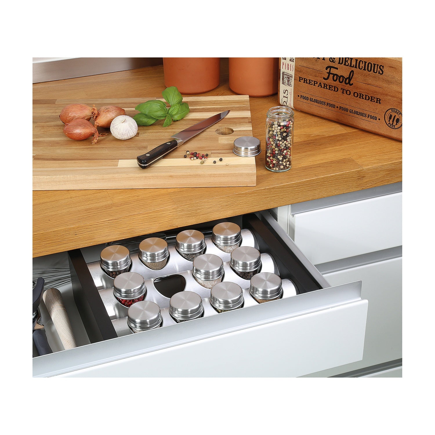 Küchenprofi Kruidenrek 12-delig - Zwart, productfoto 5